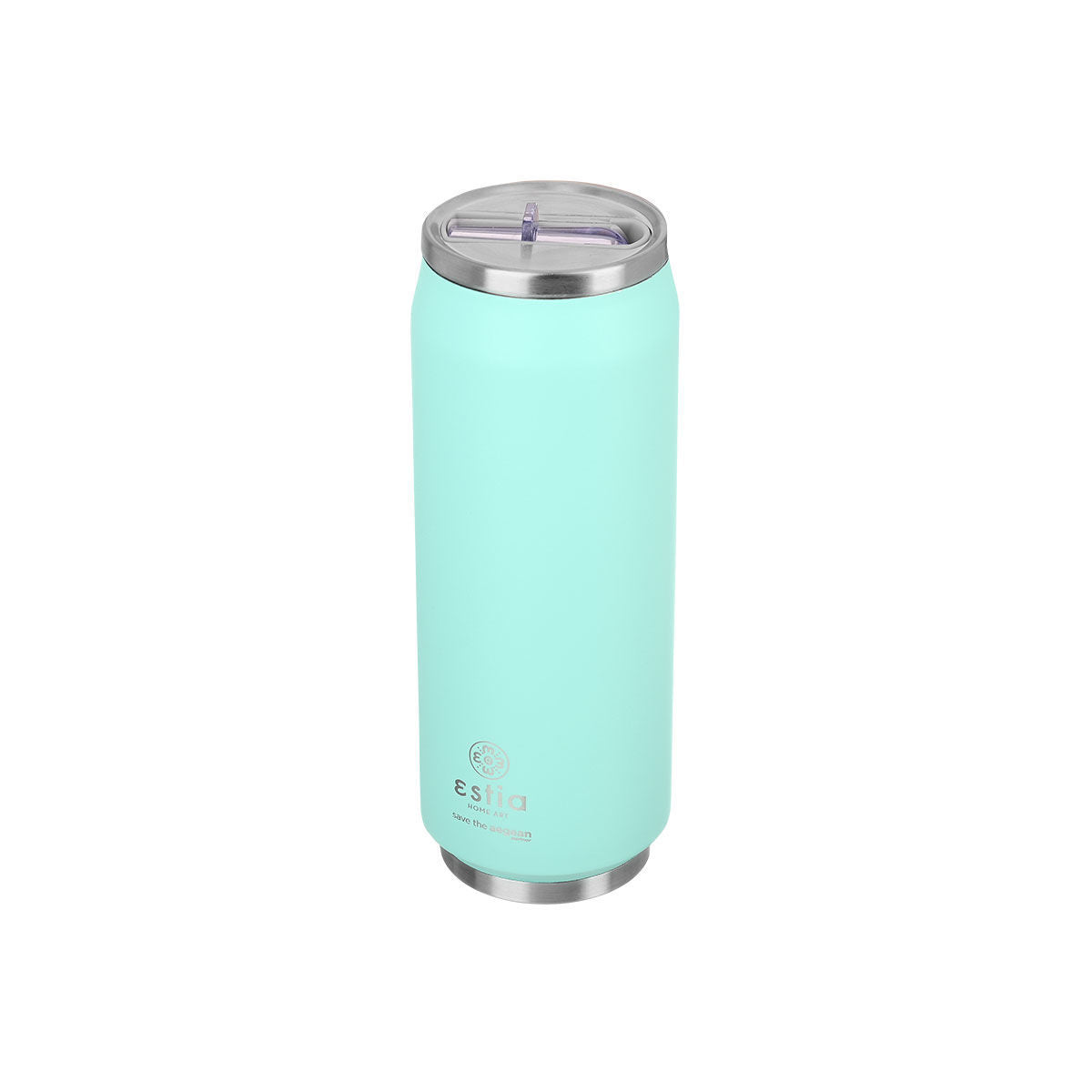 ESTIA ΘΕΡΜΟΣ TRAVEL CUP SAVE THE AEGEAN 500ml BERMUDA GREEN