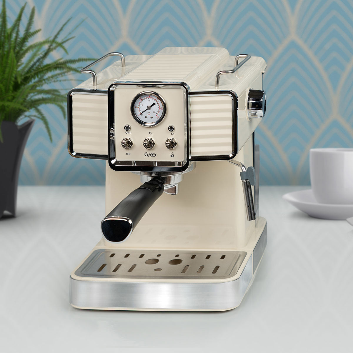 ESTIA ESPRESSO MACHINE RETRO EPOQUE 1350w 20bar 1.5lt