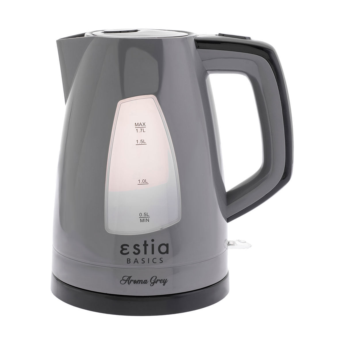 ESTIA KETTLE AROMA GREY PLASTIC 2200w 1.7lt GREY