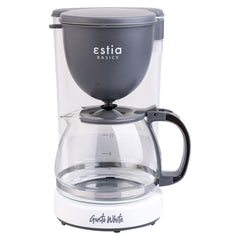 ESTIA FILTER COFFEE MAKER GUSTO WHITE PLASTIC 750w WITH GLASS JUG 1.25lt