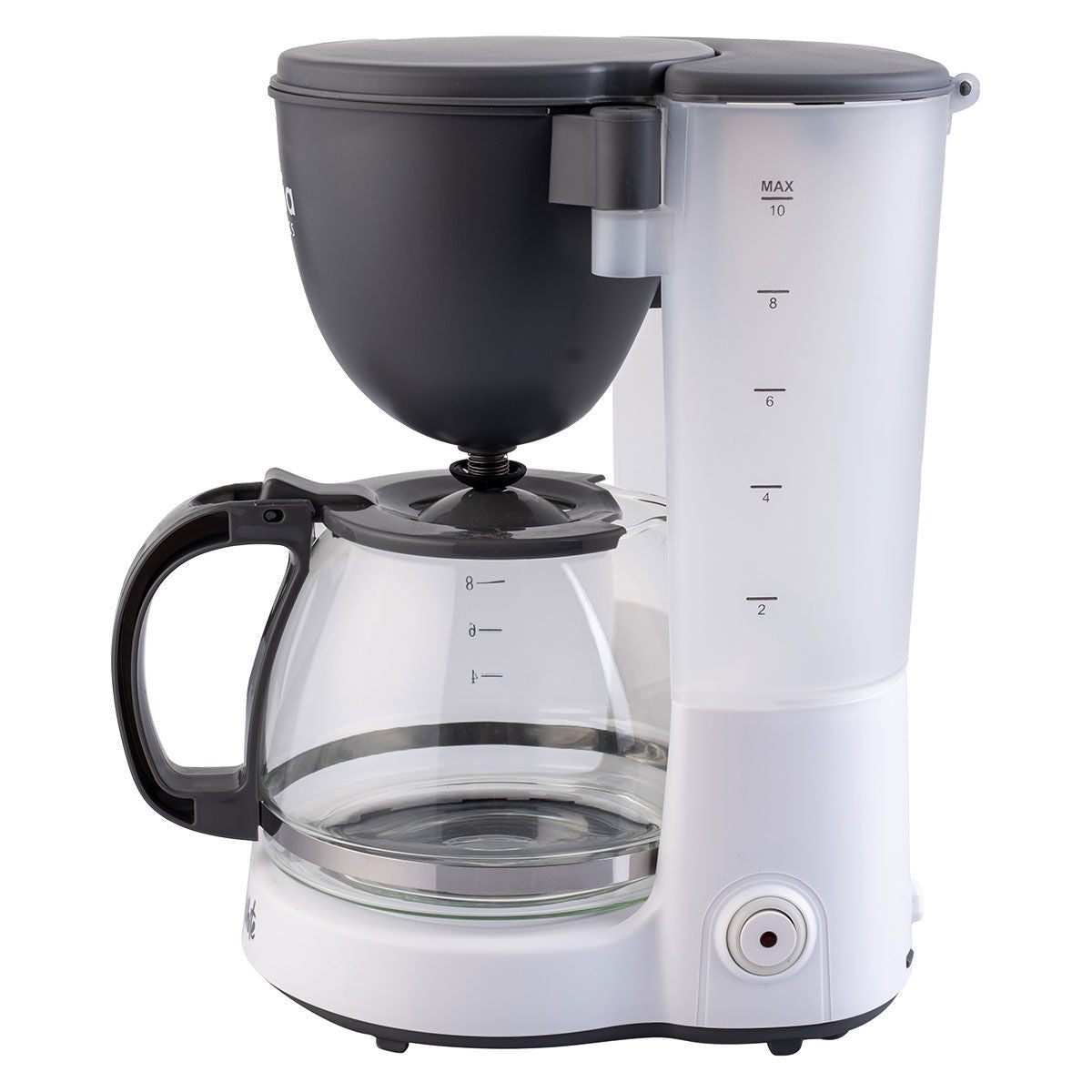 ESTIA FILTER COFFEE MAKER GUSTO WHITE PLASTIC 750w WITH GLASS JUG 1.25lt