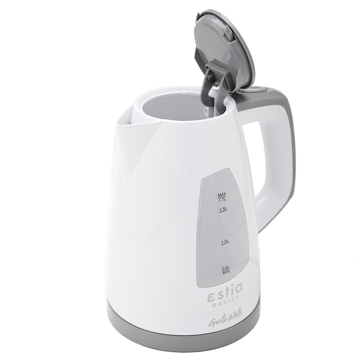 ESTIA KETTLE GUSTO WHITE PLASTIC 2200w 1.7lt WHITE