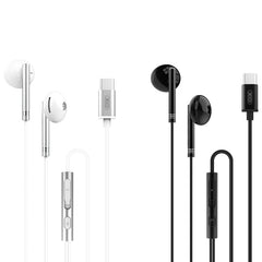XO EP29 Ακουστικά Handsfree Type-C Μαύρα