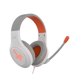 Meetion Ακουστικά Gaming MT-HP021 Λευκό & Πορτοκαλί