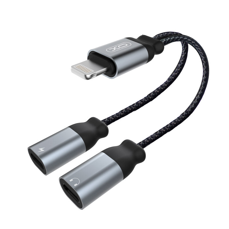 XO NBR160A Καλώδιο Αντάπτορας Lightning σε Lightning με Mic