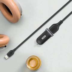 XO CC18 Διπλός USB Φορτιστής Αυτοκινήτου Μαύρος