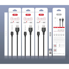 XO NB103 Micro Charging Cable 2m Black