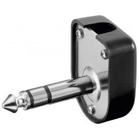 Φις 6.3mm Stereo Πλαστικό Αρσενικό Γωνία