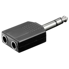 Μετατροπέας Stereo 6.35mm σε 2x Stereo 6.35mm Θηλυκά