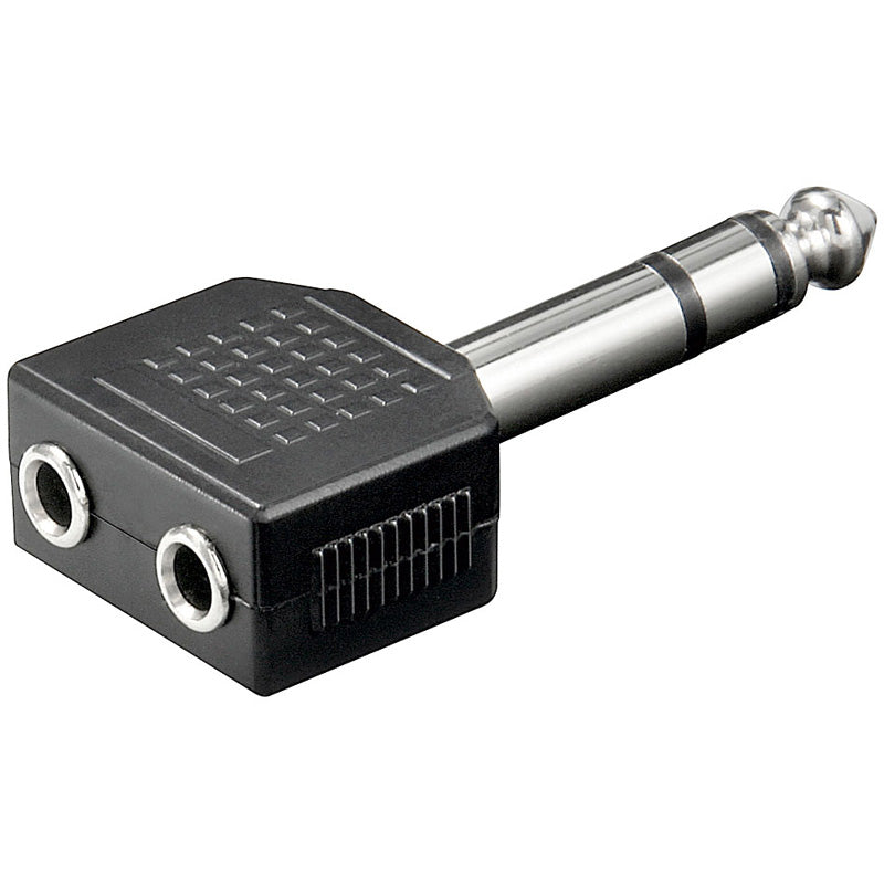 Μετατροπέας Stereo 6.5mm σε 2 Stereo 3.5mm Θηλυκά
