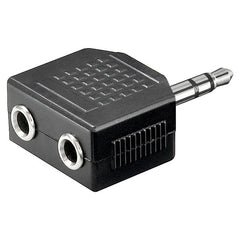 Μετατροπέας Stereo 3.5mm σε 2 Stereo 3.5mm Θηλυκό