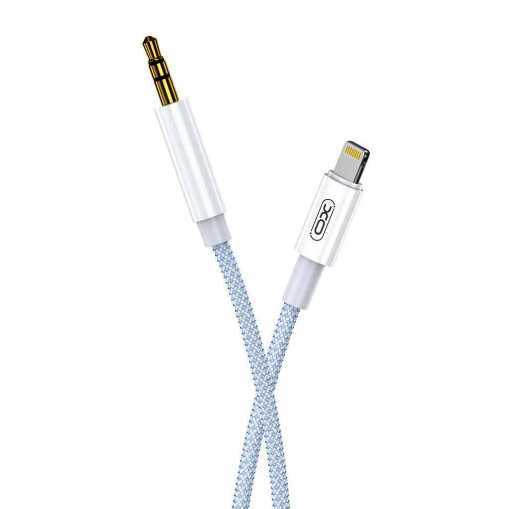 XO NBR211A Lightning to 3.5mm Adapter Cable White