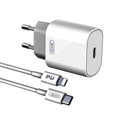 XO L91EU 25W Type-C Φορτιστής Γρήγορης Φόρτισης με Lightning Καλώδιο