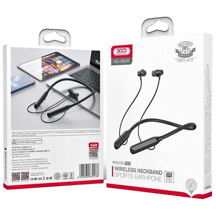 XO BS30 Bluetooth Headphones with Large Battery