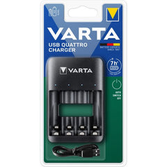 VARTA 57652 Value USB Τετραπλός Φορτιστής Μπαταριών (AA,AAA)