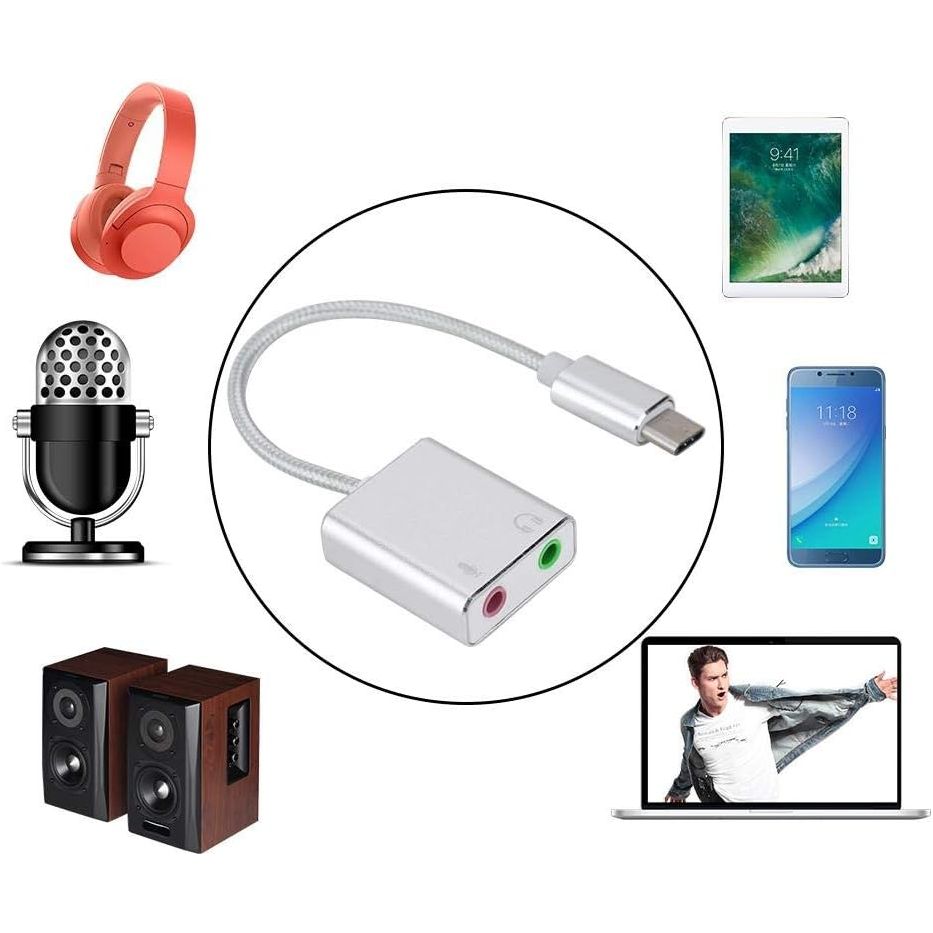 External Sound Card Type-C 7.1