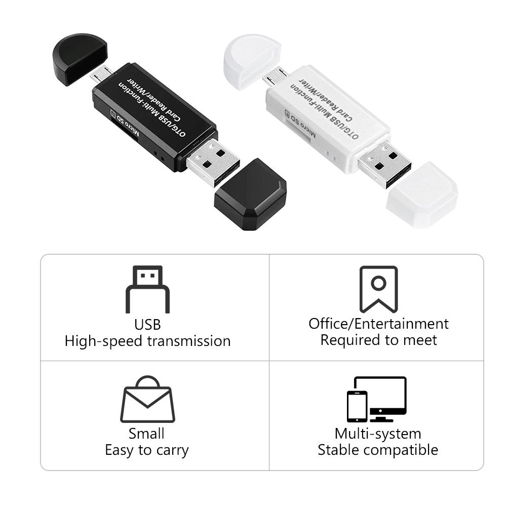 ATC Αντάπτορας USB/Micro Card Reader 2 σε 1
