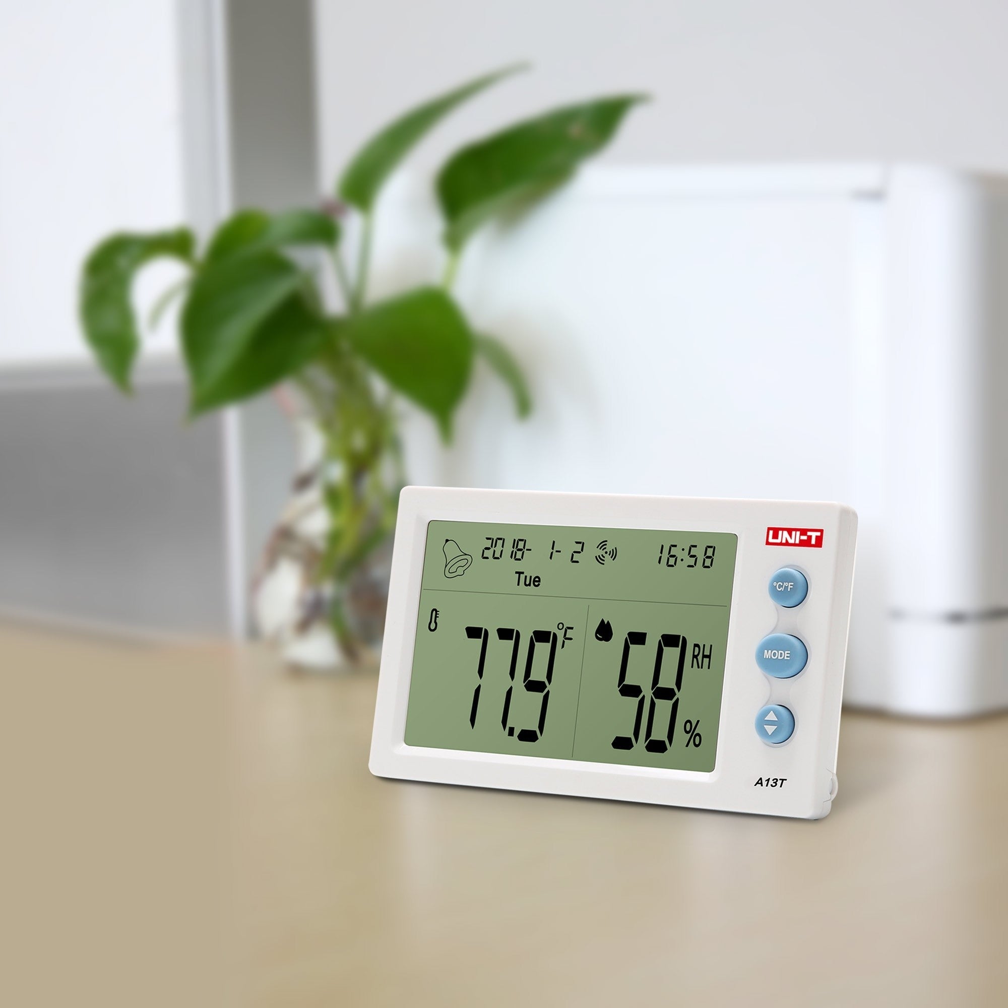 Uni-T A-13T Indoor Tabletop/Wall-Mounted Weather Station