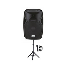 SM-3315A20 Ένεργό Ηχείο PA 15" με Bαση & Μικρόφωνο (Οικονομική Σειρά)