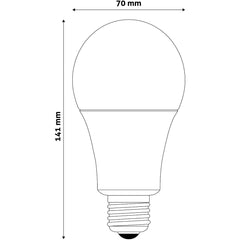 Avide Λάμπα LED Κοινή 18W E27  Ψυχρό 6400K Value