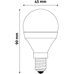 Avide Λάμπα LED Σφαιρική 7W E14  Ψυχρό 6400K Value