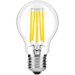 Avide Λάμπα LED Filament Κοινή 12W E27 A65 360° Λευκό 4000K High Lumen