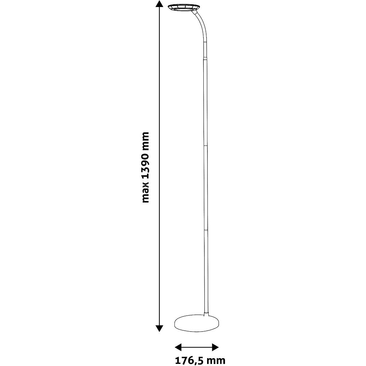 Avide LED Φωτιστικό Δαπέδου Angel 12W Λευκό 4000K Λευκό