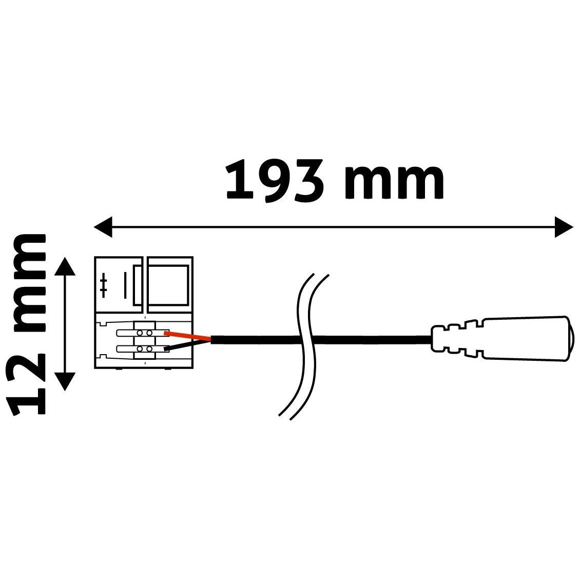 Avide DC Σύνδεσης Θηλυκό για LED Ταινία 12V 2835 8mm
