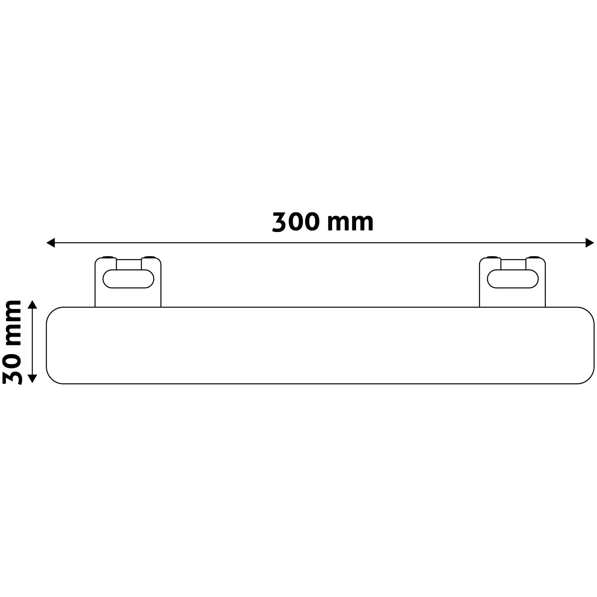 Avide LED Λάμπα Τύπου Linestra 5W 30cm S14s Λευκό 4000K