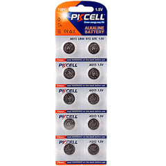 Pkcell Μπαταρίες Ρολογιού AG13-10B {LR44 / 1154} (10τμχ)