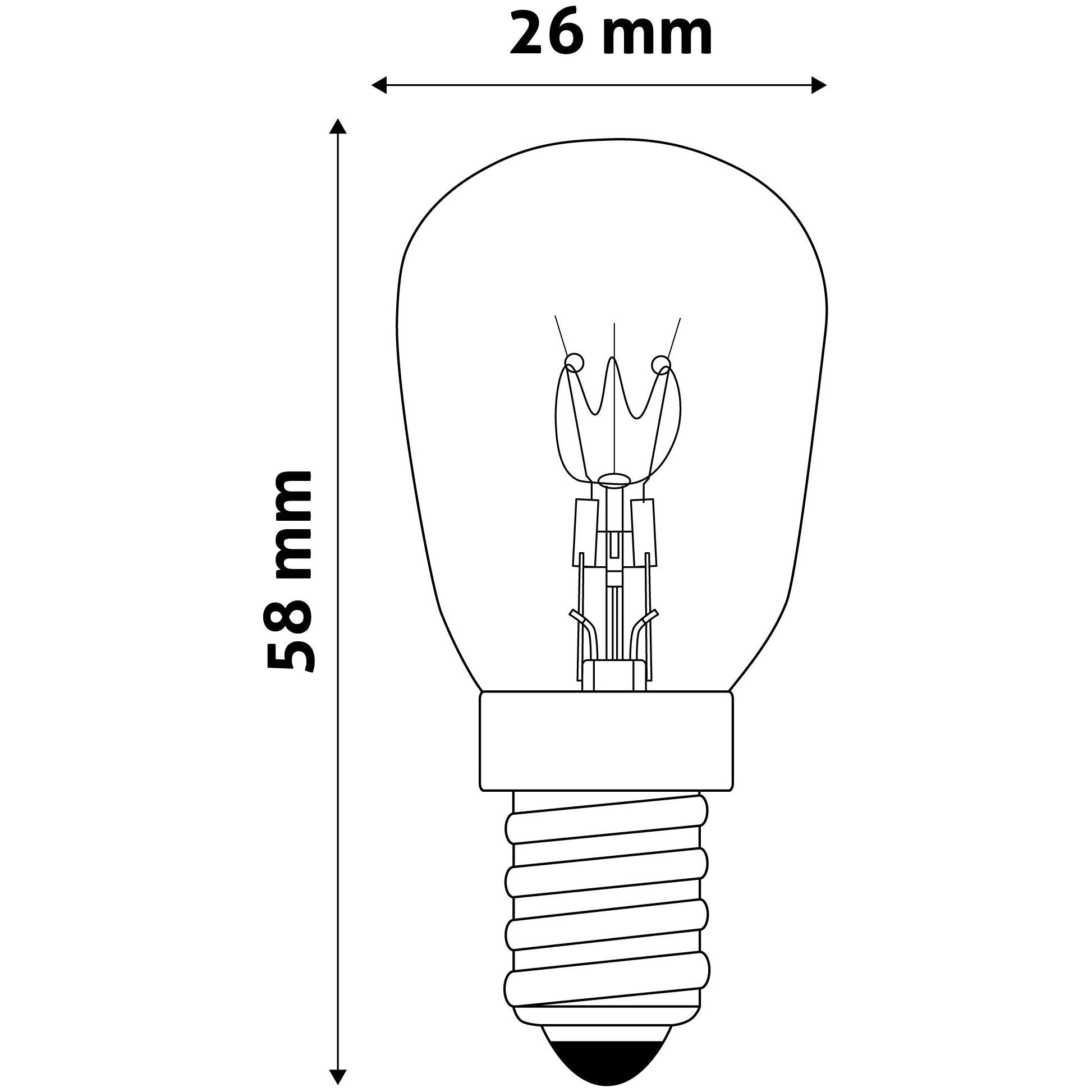 Avide Refrigerator Lamp 25W E14