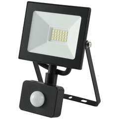 Avide LED Προβολέας Slim SMD 20W Ψυχρό 6400K Φωτοκύτταρο Value