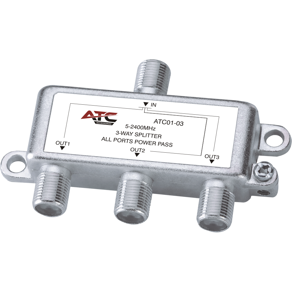 ATC Διακλαδωτής 3 Εξόδων 5-2400Mhz
