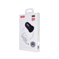 XO CC18 Διπλός USB Φορτιστής Αυτοκινήτου Λευκό