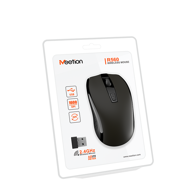 Meetion MT-R560 2.4G Wireless Mouse / Chocolate