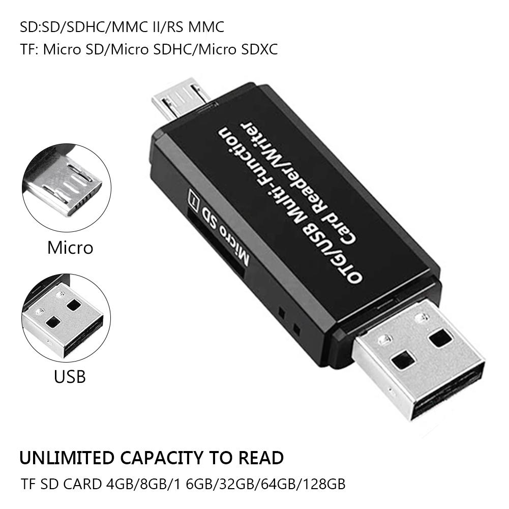 ATC Αντάπτορας USB/Micro Card Reader 2 σε 1