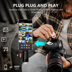 ATC Αντάπτορας USB/Micro Card Reader 2 σε 1