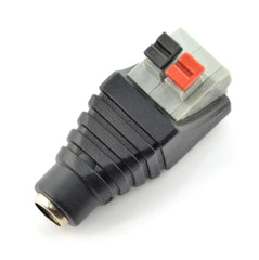 Αντάπτορας Ρεύματος DC 5.5x2.1mm Θηλυκό με 2 pin και Σφιγκτήρα Πίεσης