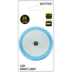 Entac Night Light 0.5W Round Cool Blue