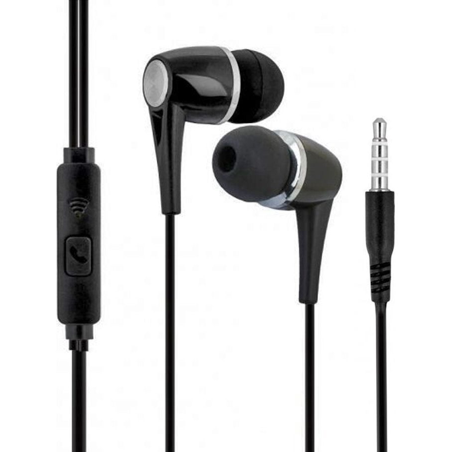 XO EP21 Ακουστικά Handsfree Μαύρα