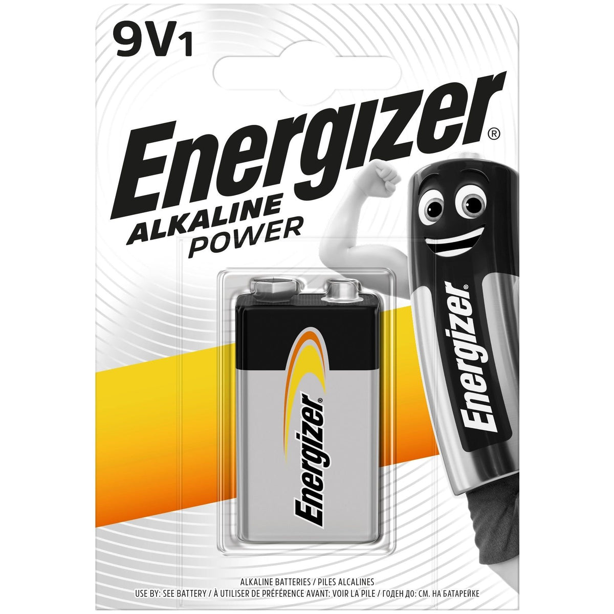 Energizer Μπαταρία Power Αλκαλικές 9V (1τμχ)