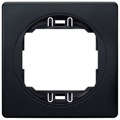 EON E6801.E1E Single Door Frame 80x80 soft-touch Black with Black Bracket