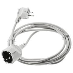 Entac Μπαλαντέζα 5m Λευκή 3x1.5mm