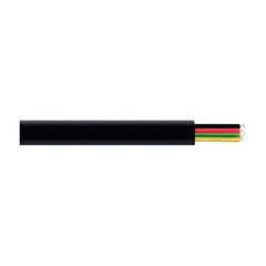 Telephone Cable Flat 100m Black