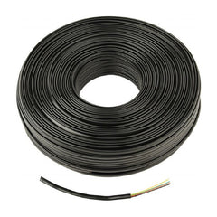 Telephone Cable Flat 100m Black