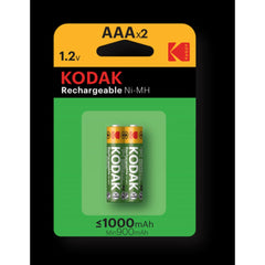 Kodak Rechargeable Batteries HR03 AAA 1000mAh (2pcs)