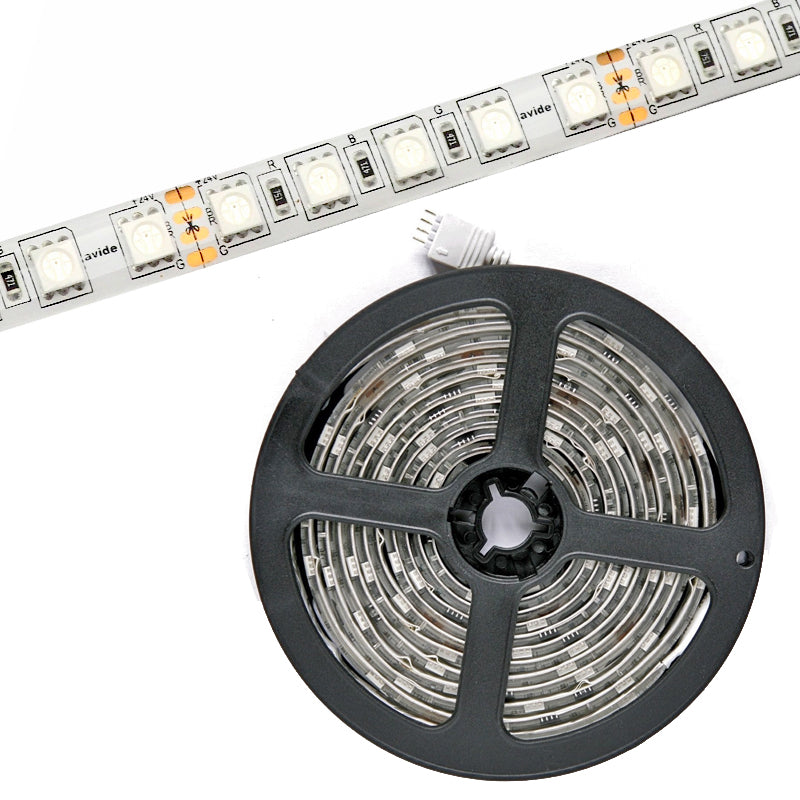 Avide LED Ταινία 24V 21.6W RGB+W(4000K) IP65 5m