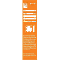 Avide Στεγανή Πλαφονιέρα Οροφής IP54 Στρογγυλό (Merkur-C) 12W Λευκό 4000K Γκρί