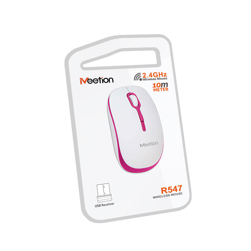 Meetion MT-R547 2.4G Wireless Mouse / White &amp; Red