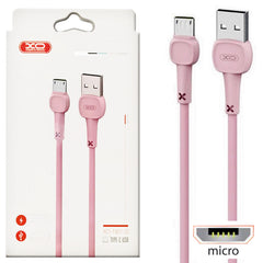 XO NB132 Micro Charging Cable Pink